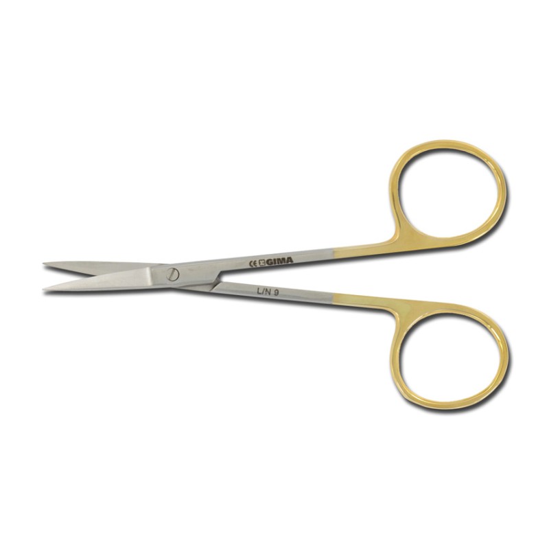Forbici Chirurgiche ARTMAN 4,5 Pollici Curve - Manico Oro - Acciaio Inox