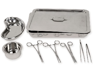41 Pezzi Set Chirurgia Minore Kit Strumenti Chirurgici per Studenti - Acciaio In